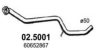 ALFA 0060652867 Exhaust Pipe